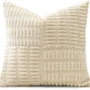 Unyqoos® Elegante en Zachte Corduroy Kussensloop in Beige voor Stijlvolle Woonkamer