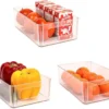 P-87213588226710-20260406095129.webp Unyqoos® Stapelbare doorzichtige opbergdozen voor koelkast en keukenorganisatie