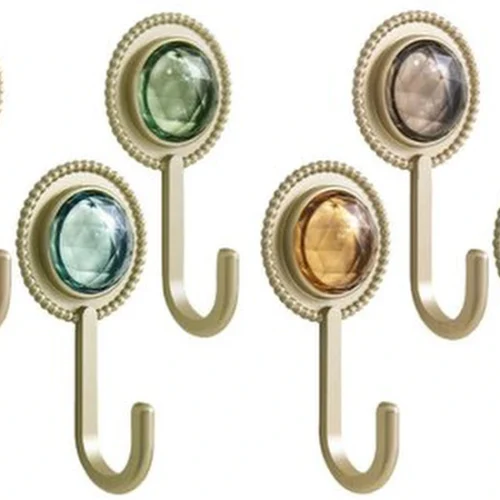 P-87213588567370-20260406120357.webp Unyqoos® Set van 8 zelfklevende vintage wandhaken voor veelzijdig gebruik