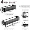 P-87213589153804-20260405173952.webp Unyqoos® Ruime en stevige badkamer organizer set met snel droogrek en haken