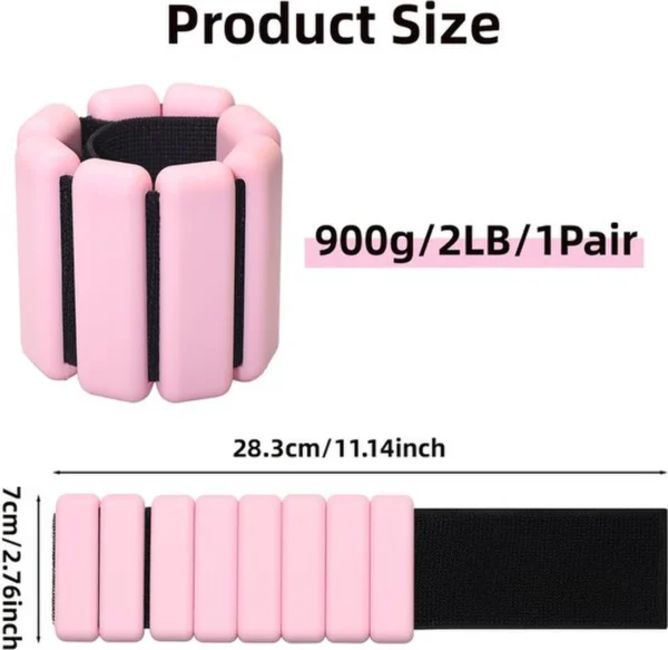 P-87213589171172-20260405102831.webp Unyqoos® Set van 2 draagbare gewichtsmanchetten voor veelzijdige fitnessactiviteiten