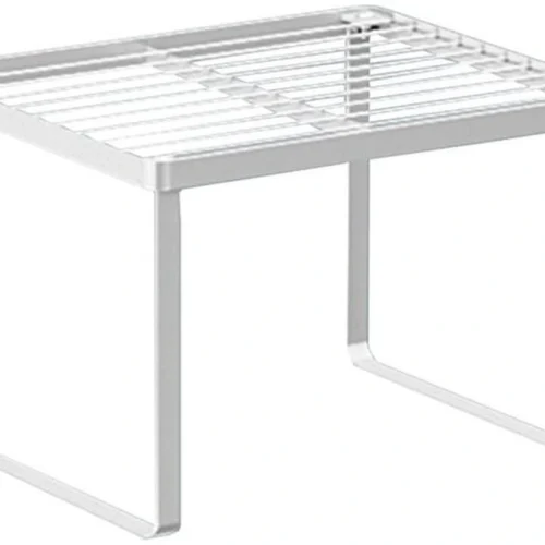 P-87213589417230-20260406101719.webp Unyqoos® Stapelbaar metalen opbergrek voor keuken en badkamer, witte draadconstructie