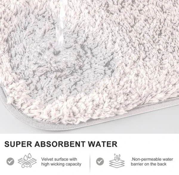 P-87213589603045-20260405141333.webp Unyqoos® Zachte en waterabsorberende badmat met antislip en hoogpolige microvezels