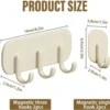 P-87213589675631-20260406120946.webp Unyqoos® Magnetische sleutelhouders set met haken voor keuken en koelkast