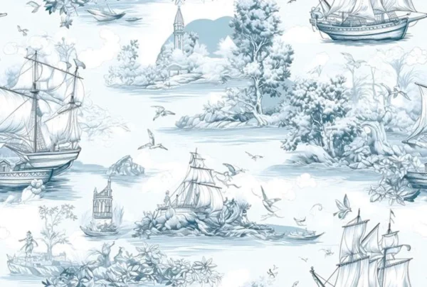 P-87213589687820-20260405114043.webp Unyqoos® Decoratieve blauwe en witte zelfklevende folie voor meubels en muren