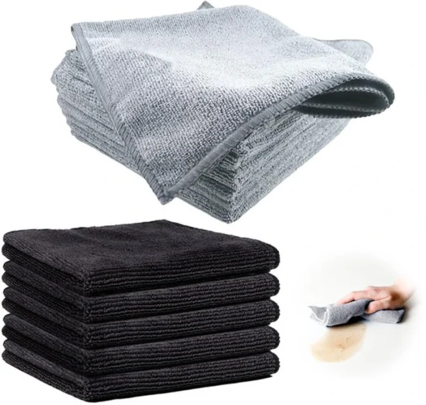Unyqoos® Set van 10 veelzijdige microvezeldoeken voor keuken en huishoudelijke reiniging