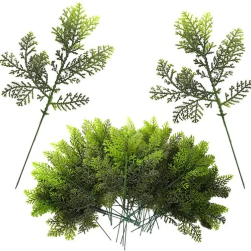 P-87213589941560-20260405142122.webp Unyqoos® Set van 36 kunstmatige dennentakken voor creatieve en feestelijke decoratieprojecten